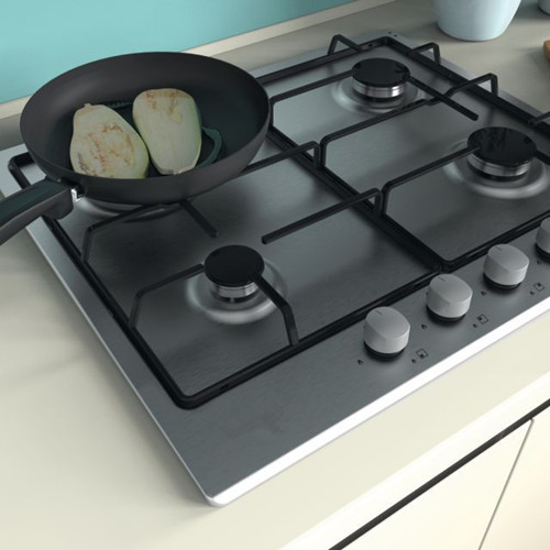 Candy Gas Stove Top Stainless Steel