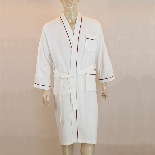 Cotton Waffle Garments Sauna Robe