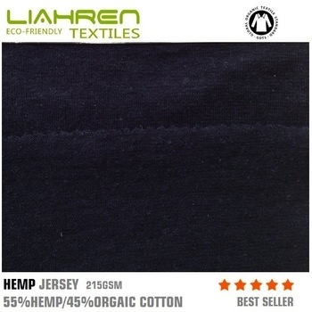 Wholesale hemp organic cotton jersey fabric manufacturer