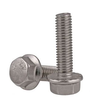 Inch steel Hex Flange Screws