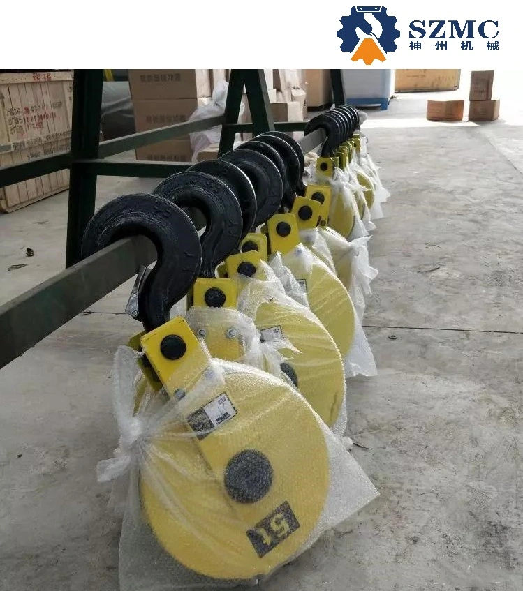 Overhead Crane and Bridge Crane Wire Rope Winch Trolley Hook