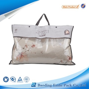 soft pillow bag cushion zipper packaging bag