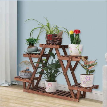 Wood Plant Rack Plant Shelf Multi Tier Holder