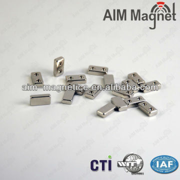 rectangular countersunk hole ndfeb magnets