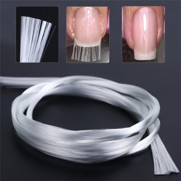 Fiberglass Extension Nail Form White Acrylic Tip Non-Woven Silks UV Gel Building Fiber Nail Art Reinforce DIY Manicure Accessory