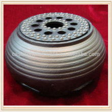 Round Vegetable Oil Cast Iron Tea Warmer/Heater