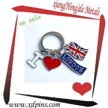 wholesale custom fashional metal keychain