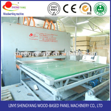 Wood press board laminating hot press machine