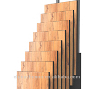 MDF material wood flooring display rack,wood flooring display stand,wood flooring display stand