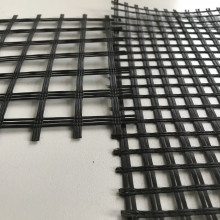 Högstyrka svart glasfiber geogrid för att stödja väggen