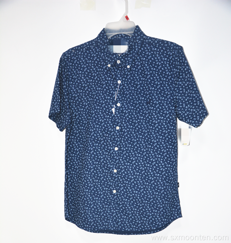 Fashion Casual Short Sleeved Printed Shirt