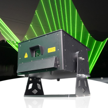 120W Outdoor Full Color Laser Light: DTLT Sky 3D Laser Show System RGB Christmas Laser Light