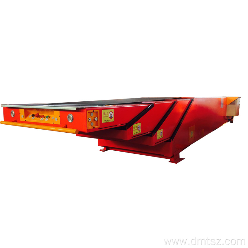 4 section conveyor for loading unloading container