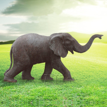 Classic Popular Design Life Size large bronze wild elephant sculpture