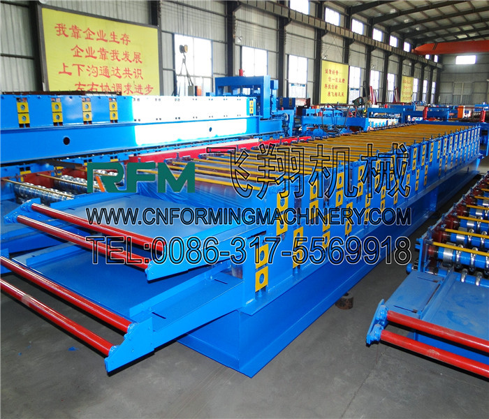 Botou Feixiang Metal Galvanized Double Layers Roll Forming Machine