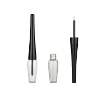 Transparent 5ml Eyeliner Tube with Felt Tip Applicator and Black Lid - Private Label Cosmetic Container