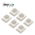 Lentilles du dôme 2835 SMD LED AMBER 590NM 60 DEGREE