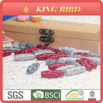 kingbird brand cocoon prewound bobbin thread for embroidery use