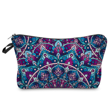 Mandala print Makeup-bags Sanitary Napkin Bag Coin Purse Credit Card Sanitary Pad Cosmetics Organizer Storage Bags Women Walle