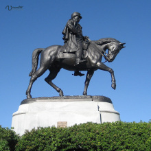 Solid bronze Berlin broncos black horse statue