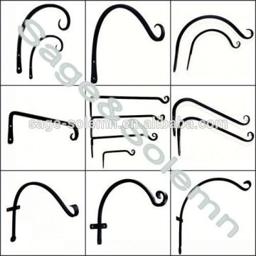 Blacksmith made Wrought Iron Basket Hanging Bracket