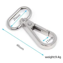 Zinc Alloy Dog Collar Hook Swivel Snap Hook Pet Accessories