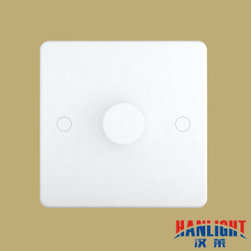 UK type 500w 1 gang light dimmer switch