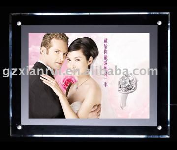 Crystal ultra thin light box