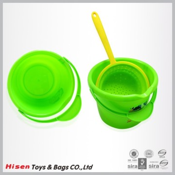 Custom food grade small plastic buckets with lids