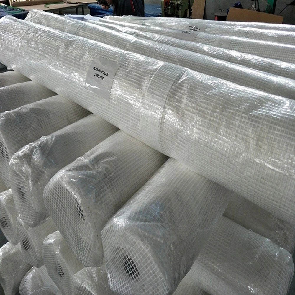 2m X 45m Clear Tarpaulin Scaffold Sheeting Roll
