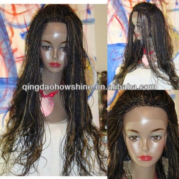 Factory stock sixe girl for silk base full lace wig black women