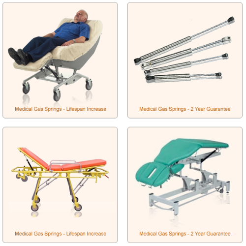 Medical gas springs application