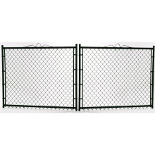 temporary construction chain link fence panel