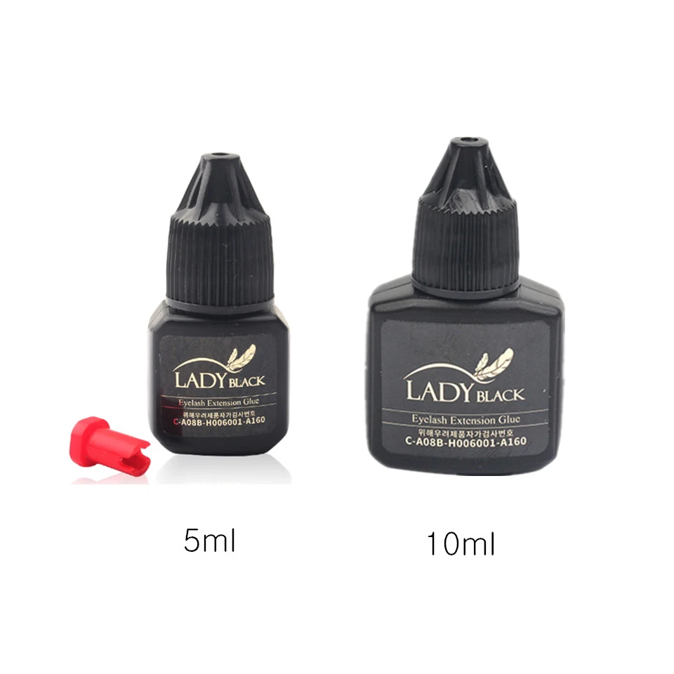Strong Black Adhesive Glue Korean Super Glue for Eyelash Extension Non-Irritating