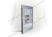 LED acrylic cigarette pack display box ,acrylic case for cigarette display with fiber optic