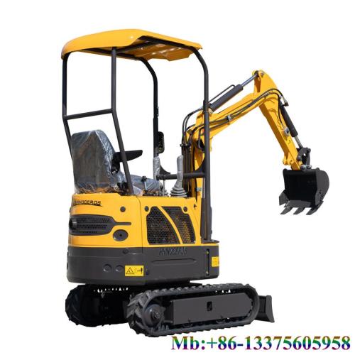 Home use mini excavators 800kg small crawler excavator with swing boom canopy