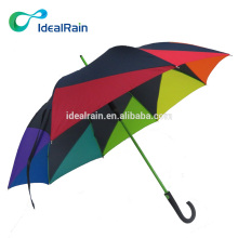 25inch quality colorful fiberglass frame walking stick rain umbrella cool umbrella