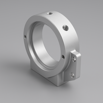 Custom machined aluminum parts for optical mounts