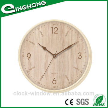 31.8cm wooden quartz wall clock wooden wall clock