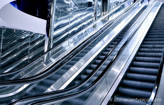 Escalator extérieur de 30 degrés avec marche en aluminium