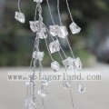 Transparent Acrylic Stone Shape Bead Garland Tree Branches