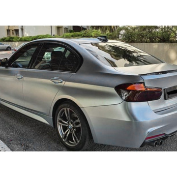 Satin Metallic Moonlight Silver Car Wrap Wrap Vinyl