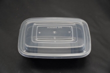 12oz Disposable Plastic Rectangular Containers