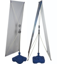 X Banner with Water Base