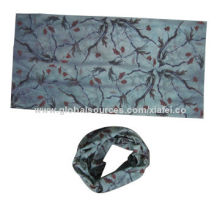 Forest leafs seamless bandana
