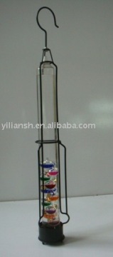 hanging galileo thermometer
