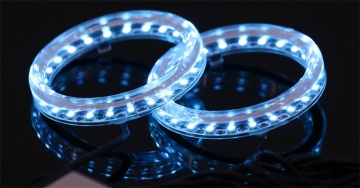 Angel Eye CCFL COB Halo Trim Ring White Angel Eye Headlight