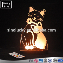 Soft lighting adorable baby night light