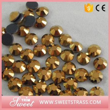 Wholesale flatback korean crystal DMC hotfix rhinestone