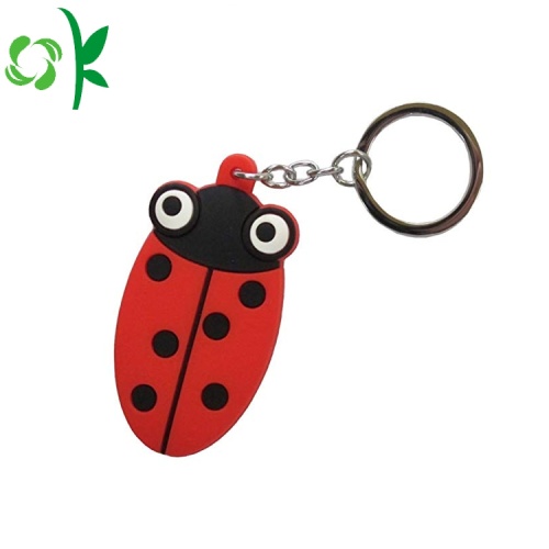 Bán buôn tùy chỉnh Silicone mềm Keyring 3D PVC Keychain